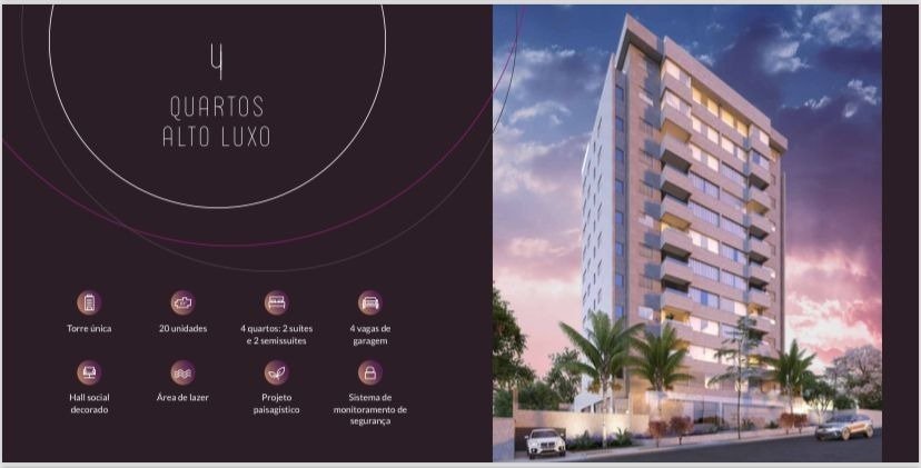 Cobertura com 4 quartos — Serra, Belo Horizonte
