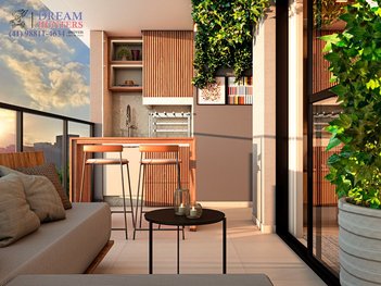 apartment em Rua José Cadilhe, Água Verde - Curitiba - PR