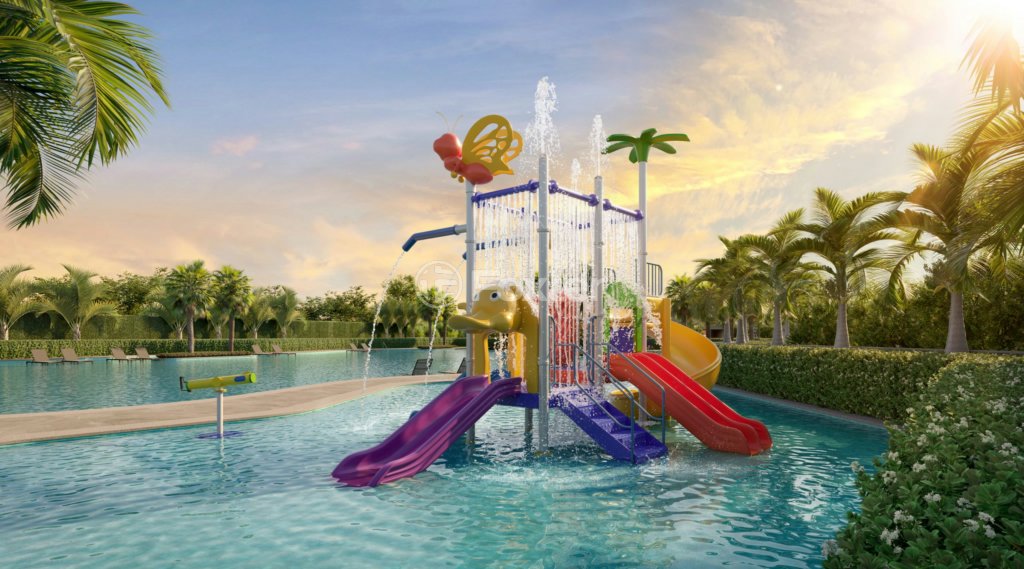 parque-aquatico-infantil-com-escorregador-e-chafariz