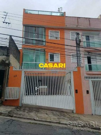 apartment em Rua Cruz de Malta, Jardim Santo André - Santo André - SP