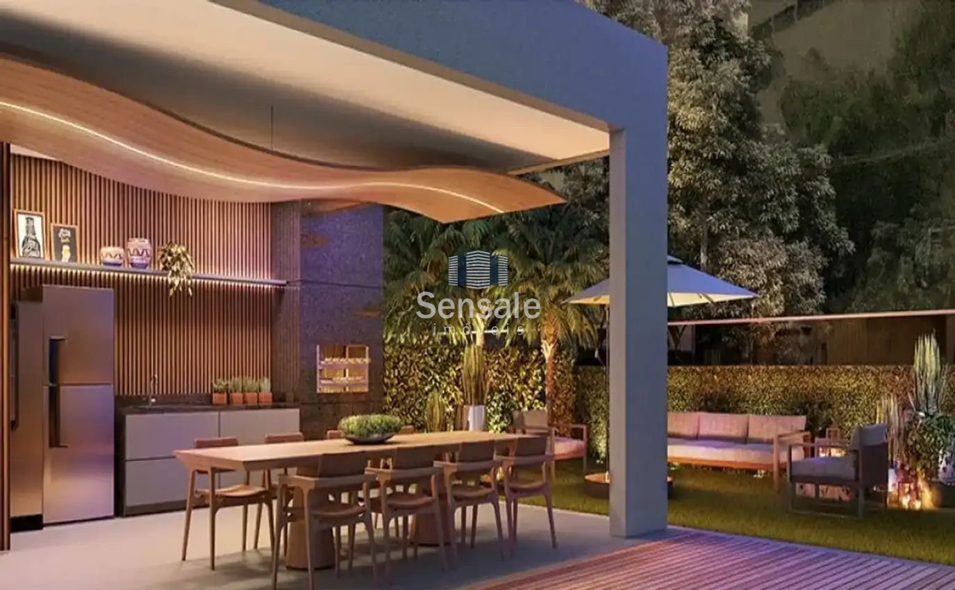 Espaço gourmet com churrasqueira