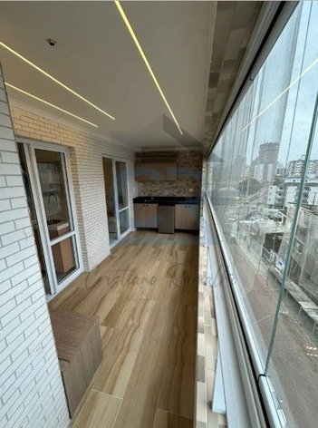 apartment em Rua Oswaldo de Oliveira, Boqueirão - Praia Grande - SP