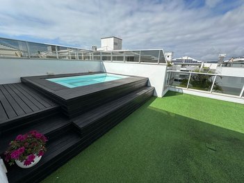 apartment em Rua Lázaro de Oliveira Souza, Ingleses do Rio Vermelho - Florianópolis - SC