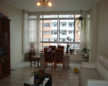 apartment em Avenida Manoel da Nóbrega, Itararé - São Vicente - SP