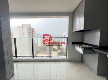 apartment em Rua Pero Vaz de Caminha, Aviação - Praia Grande - SP