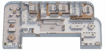 apartment em Avenida Central, Centro - Balneário Camboriú - SC