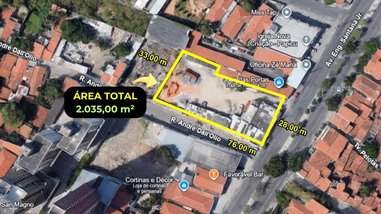 land_lot em Avenida Engenheiro Santana Júnior, Papicu - Fortaleza - CE