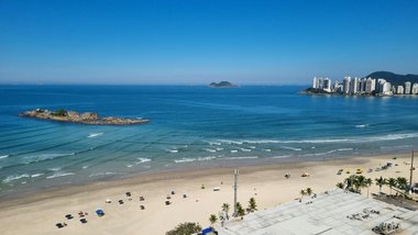apartment em Avenida Marechal Deodoro da Fonseca, Pitangueiras - Guarujá - SP