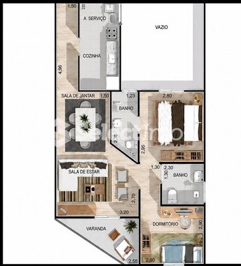 apartment em Avenida Barão de Mauá, Vila América - Mauá - SP