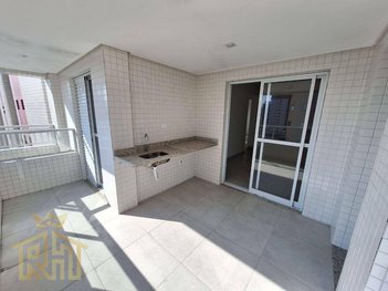 apartment em Rua Pero Vaz de Caminha, Aviação - Praia Grande - SP
