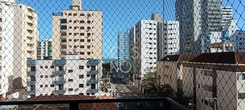 apartment em Avenida Presidente Kennedy, Guilhermina - Praia Grande - SP