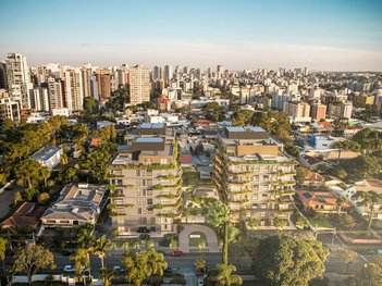 apartment em Rua Hermes Fontes, Batel - Curitiba - PR