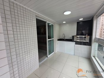 apartment em Rua Guimarães Rosa, Ocian - Praia Grande - SP