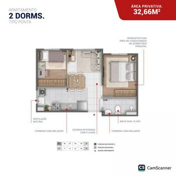 apartment em Rua Armando Nóbrega Colângelo, Itaim Paulista - São Paulo - SP