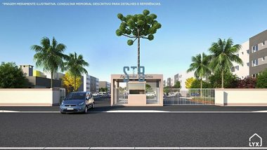 apartment em Rua Maria Joaquina Vaz, Jardim Itaqui - Campo Largo - PR