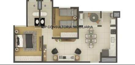 apartment em Rua Ângela Bruno Rodrigues, Jardim Santiago - Indaiatuba - SP