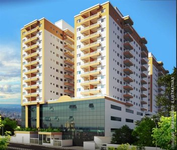 apartment em Rua Paraíba, Boqueirão - Praia Grande - SP