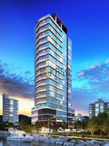 apartment em Rua 323, Meia Praia - Itapema - SC