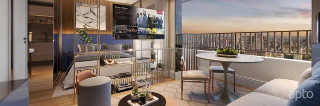 apartment em Avenida Cotovia, Indianópolis - São Paulo - SP