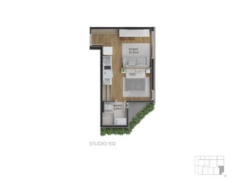 apartment em Rua José Boiteux, Centro - Florianópolis - SC
