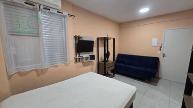 apartment em Rua Jorge Tibiriçá, Gonzaga - Santos - SP