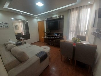 apartment em Rua Beta, Jardim Riacho das Pedras - Contagem - MG