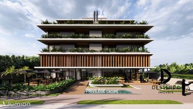 apartment em Estrada Haroldo Soares Glavan, Cacupé - Florianópolis - SC