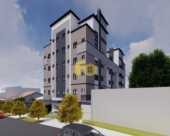 apartment em Rua Luiz Moro Conke, São Cristóvão - São José dos Pinhais - PR