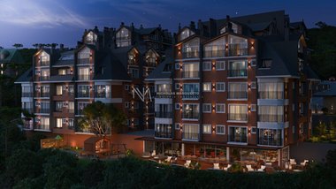 apartment em Avenida das Hortênsias, Jardim Bela Vista - Gramado - RS