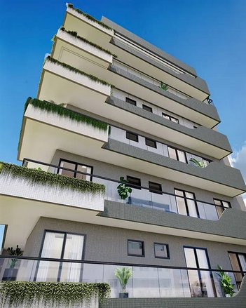apartment em Praça Paul Harris, Canto do Forte - Praia Grande - SP
