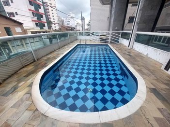 apartment em Rua Carlos Gomes, Ocian - Praia Grande - SP