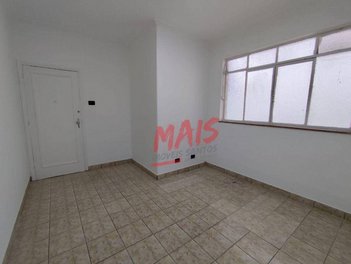 apartment em Rua Doutor Carvalho de Mendonça, Marapé - Santos - SP