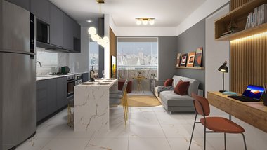 apartment em Rua Aimberê, Vila Curuçá - Santo André - SP