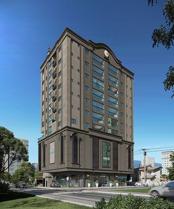 apartment em Rua 256, Meia Praia - Itapema - SC