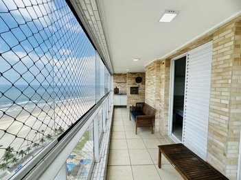 apartment em Rua Primeiro de Janeiro, Mirim - Praia Grande - SP
