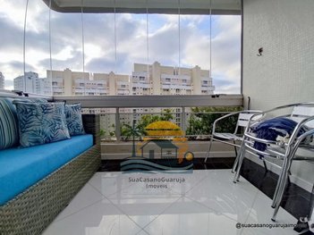 apartment em Rua Engenheiro Célio Abrusio, Mar e Céu - Guarujá - SP
