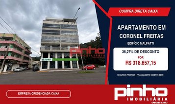 apartment em Avenida Santa Catarina, Centro - Coronel Freitas - SC