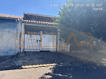 house em Rua Adelina Ribeiro Martins, Conjunto Residencial Luiz Egydio de Cerqueira César - Marília - SP