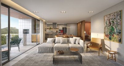 apartment em Rua da Pedra, Pedra Branca - Palhoça - SC