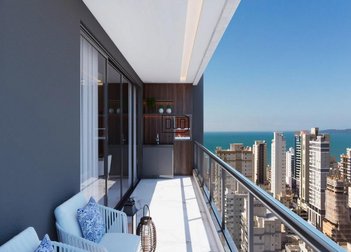 apartment em Rua Terceira Avenida, Meia Praia - Itapema - SC