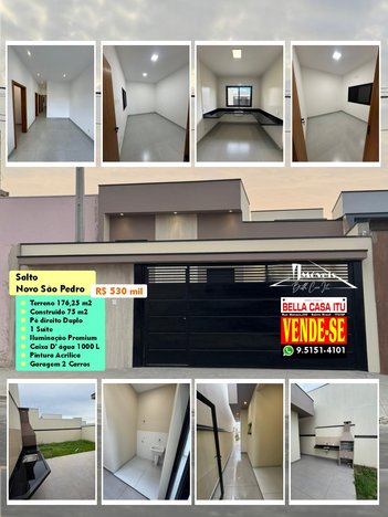 house em Rua Joinville, Jardim Novo São Pedro - Salto - SP
