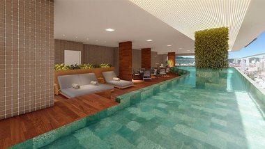 apartment em Avenida Marechal Mascarenhas de Moraes, Canto do Forte - Praia Grande - SP