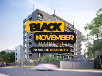 apartment em Rua Estados Unidos, Boa Vista - Curitiba - PR