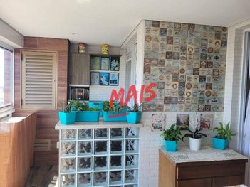 apartment em Rua Doutor Egydio Martins, Ponta da Praia - Santos - SP