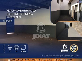 industrial em Rua Alcebíades Fontes Leite, Jardim das Rosas - Jaboticabal - SP