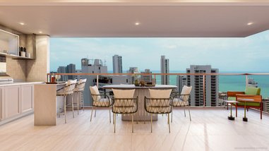 apartment em Rua Maria Carolina, Boa Viagem - Recife - PE