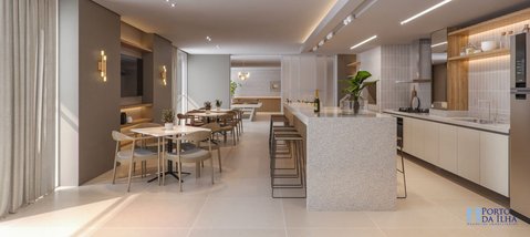 apartment em Haroldo Soares Glavan, Cacupé - Florianópolis - SC