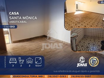 house em Rua Rotary Internacional, Santa Mônica - Jaboticabal - SP