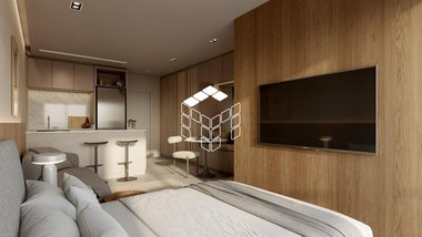 apartment em Rua Antônio Scherer, Kobrasol - São José - SC