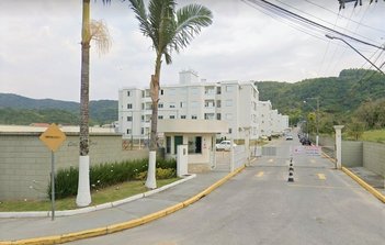 apartment em Rua Homero de Miranda Gomes, Fundos - Biguaçu - SC